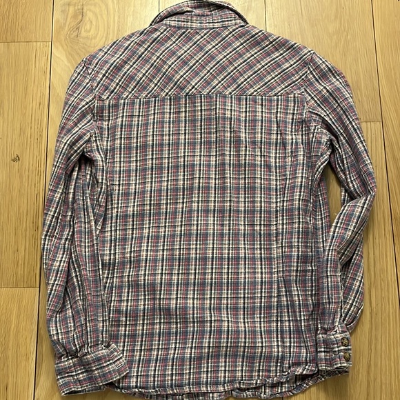 Carhartt women’s cotton flannel plaid button down medium - Picture 6 of 6